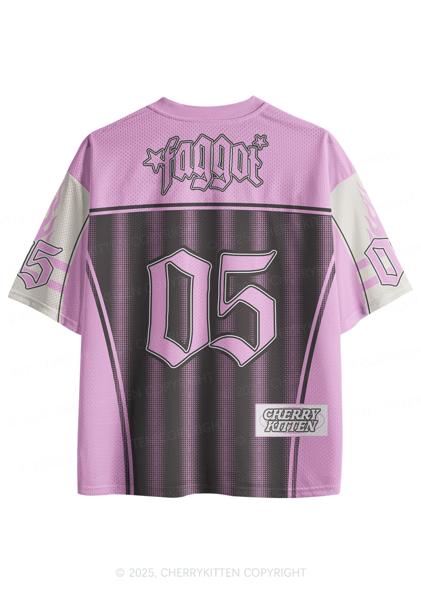 Custom Brown Faggot Stars Pride Y2K Sport Jersey Shirts Cherrykitten