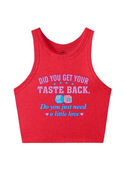Get Your Taste Back Y2K Crop Tank Top Cherrykitten