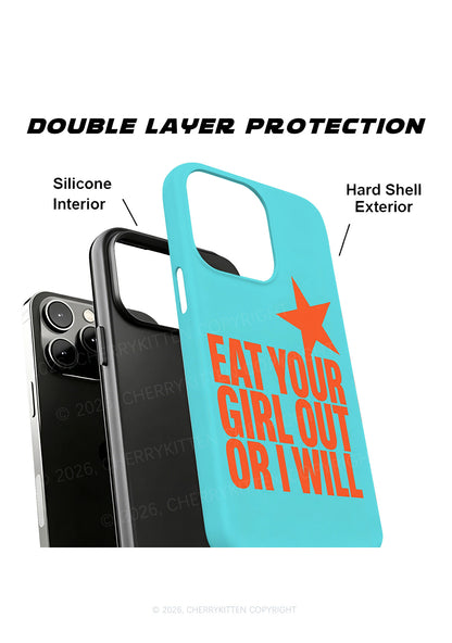 Eat Your Girl Out Pride Y2K Phone Case Cherrykitten