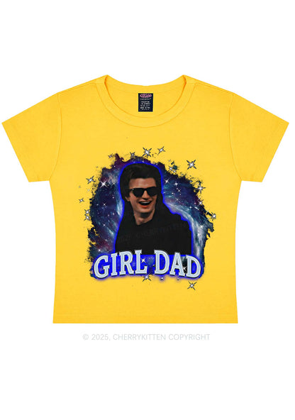 Girl Dad Starry Sky Y2K Baby Tee Cherrykitten