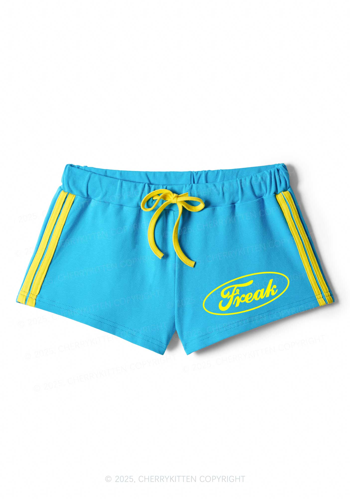 Oval Freak Y2K Drawstring Mini Shorts Cherrykitten