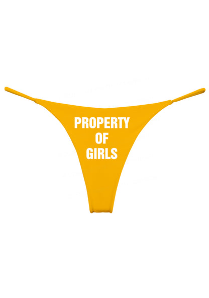 Property Of Girls Pride Y2K Bikini String Thong Cherrykitten