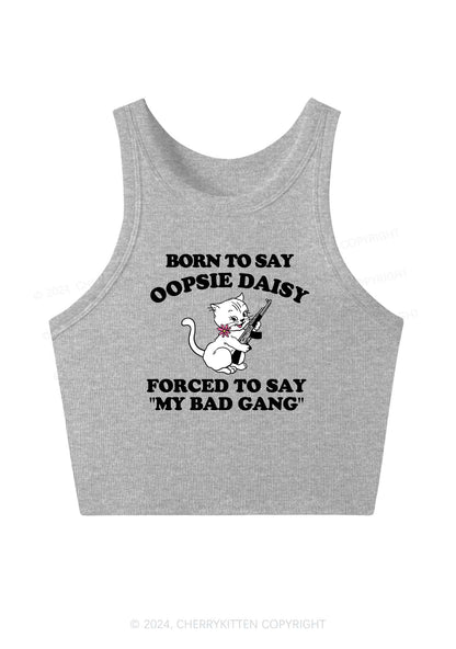 My Bad Gang Y2K Crop Tank Top Cherrykitten