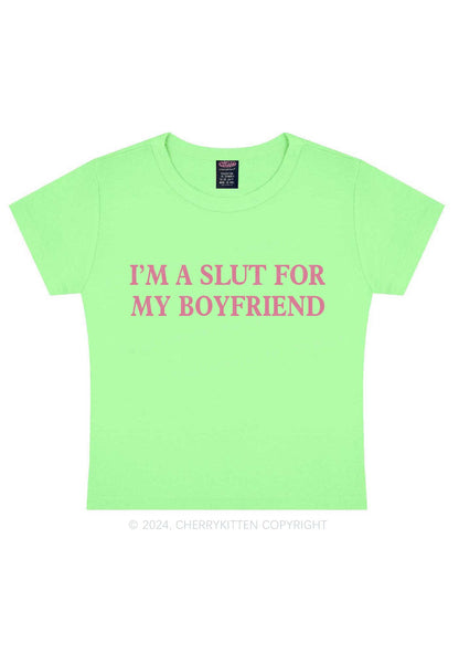 Slxt For My Girlfriend Y2K Valentine's Day Baby Tee Cherrykitten