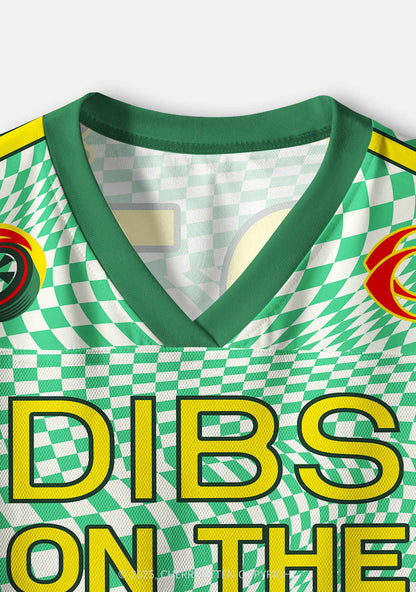 Custom Dibs On The Ginger St Patricks Y2K Crop Sport Jersey Shirts Cherrykitten