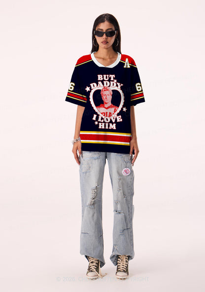 But Daddy I Love Him DL Y2K Sport Jersey Shirts Cherrykitten