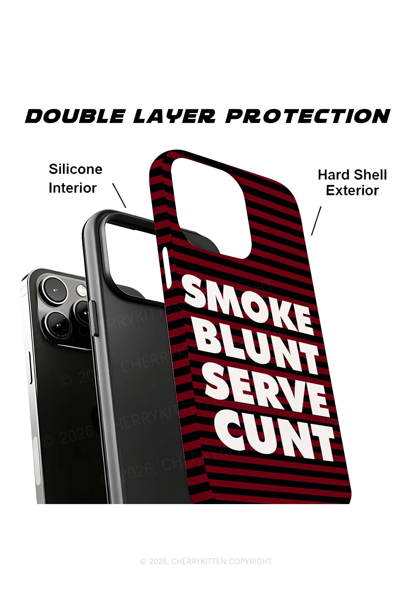 Smoke Blunt Y2K Phone Case Cherrykitten