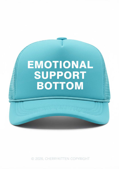 Emotional Support Bottom Pride Y2K Trucker Hat Cherrykitten