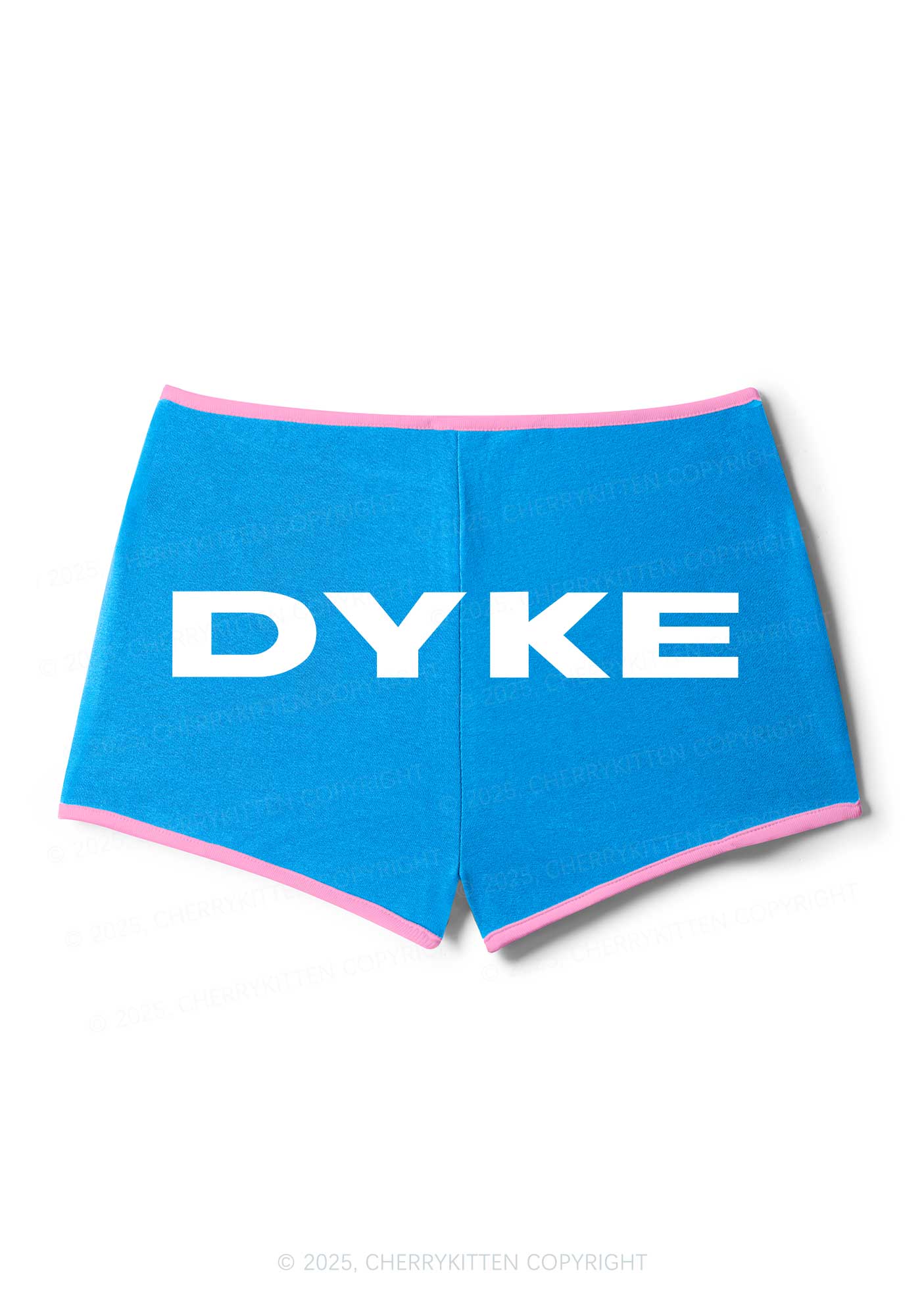 DYKE Pride Y2K Booty Shorts Cherrykitten