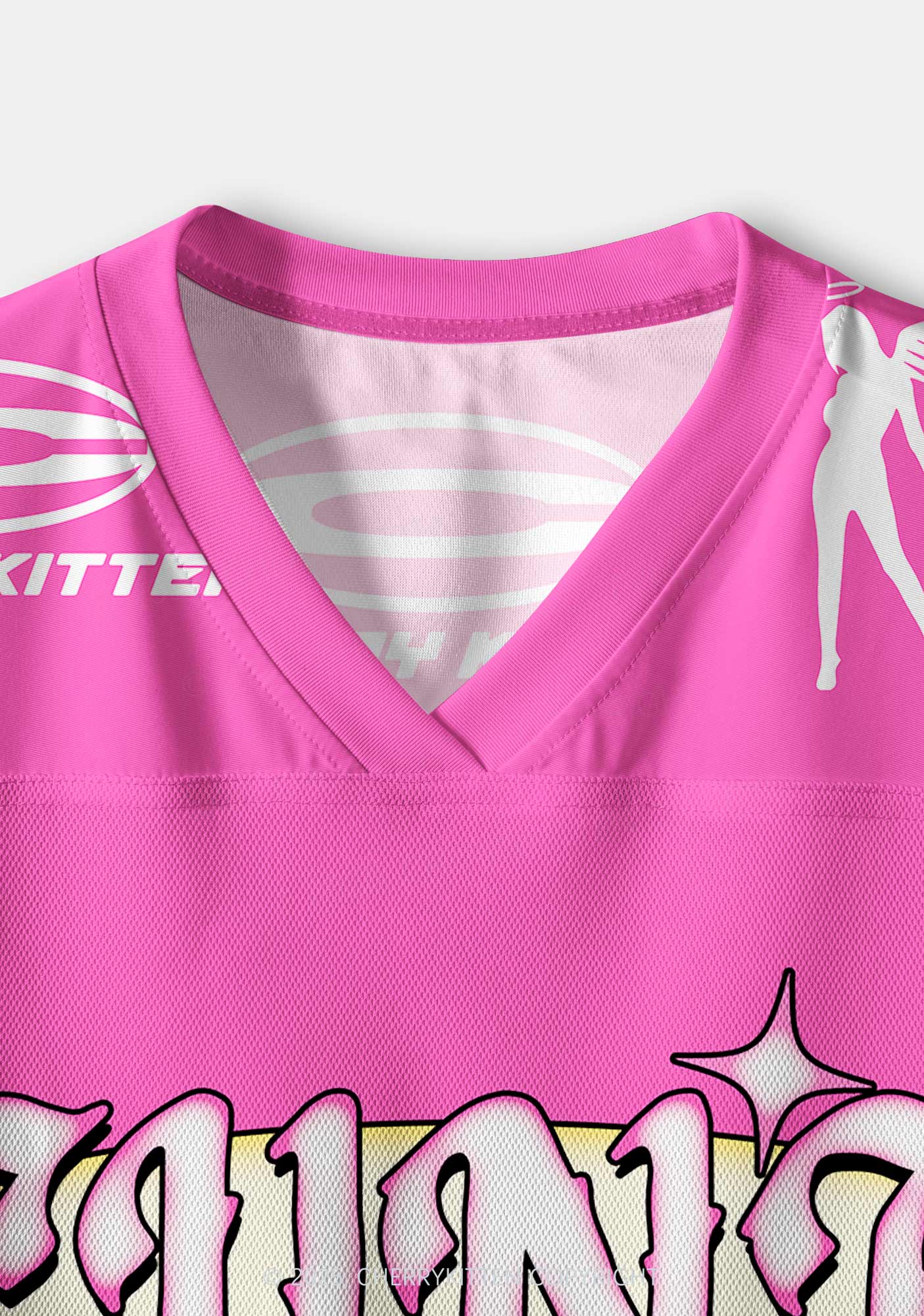 Custom Cxxt Angel Y2K Crop Sport Jersey Shirts Cherrykitten