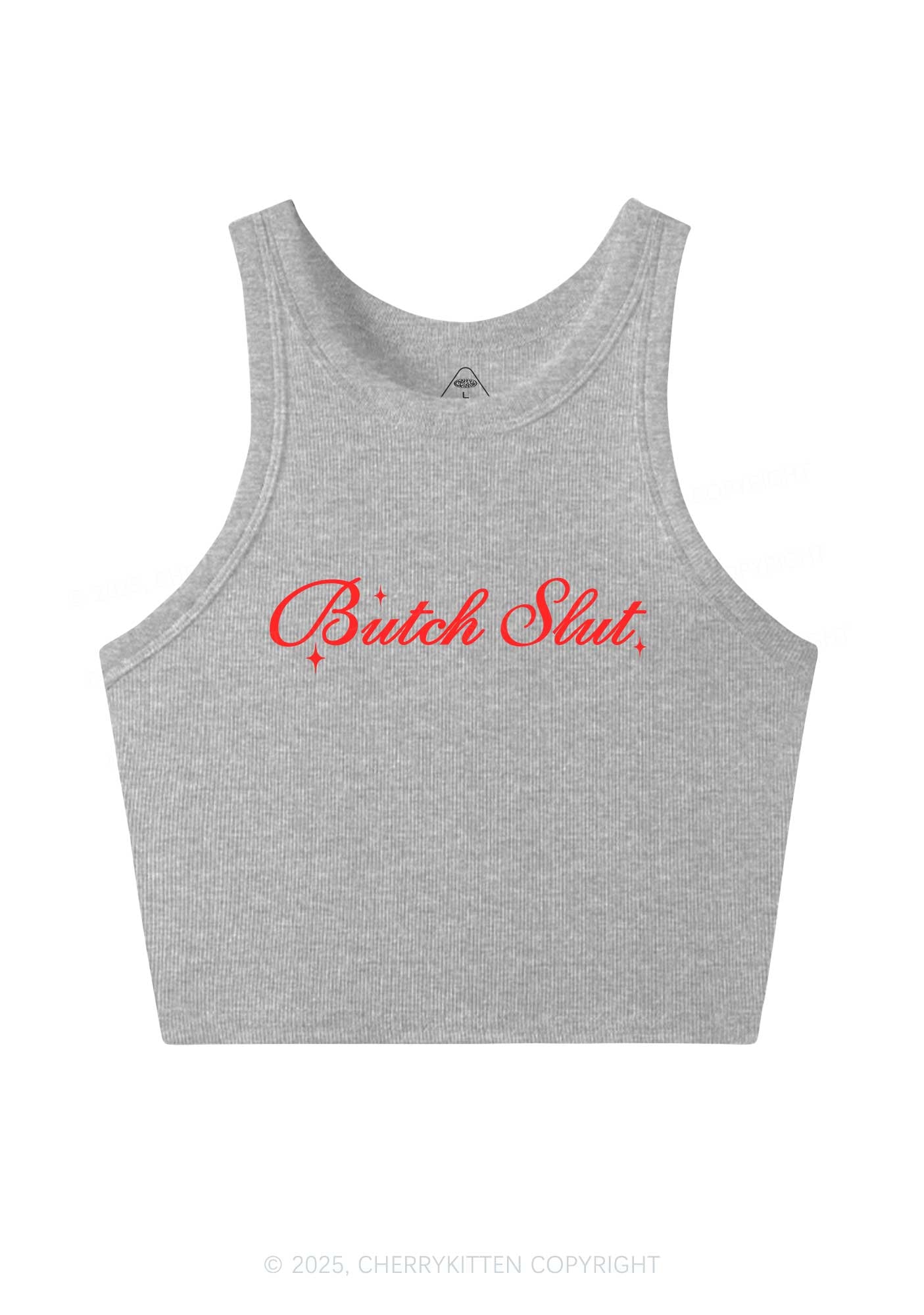 Bxxch Slxt Y2K Crop Tank Top Cherrykitten