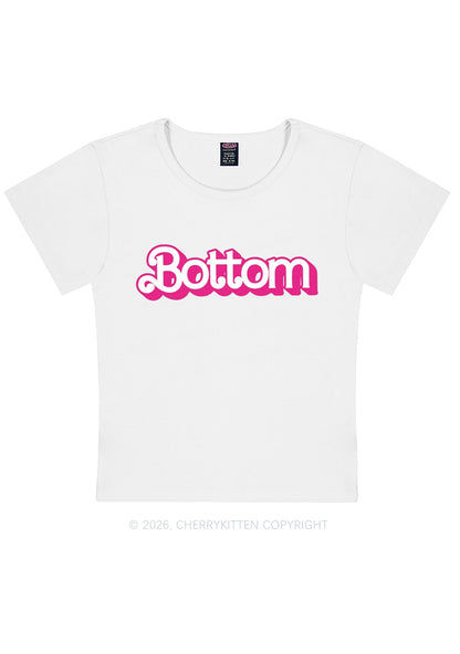 Pink Bottom Pride Y2K Baby Tee Cherrykitten
