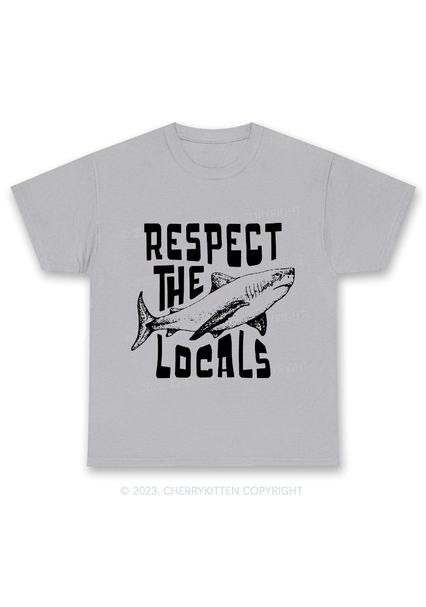 Respect The Locals Chunky Shirt Cherrykitten