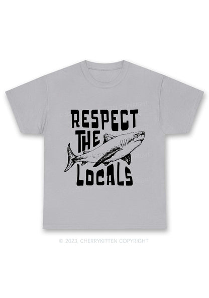 Respect The Locals Chunky Shirt Cherrykitten