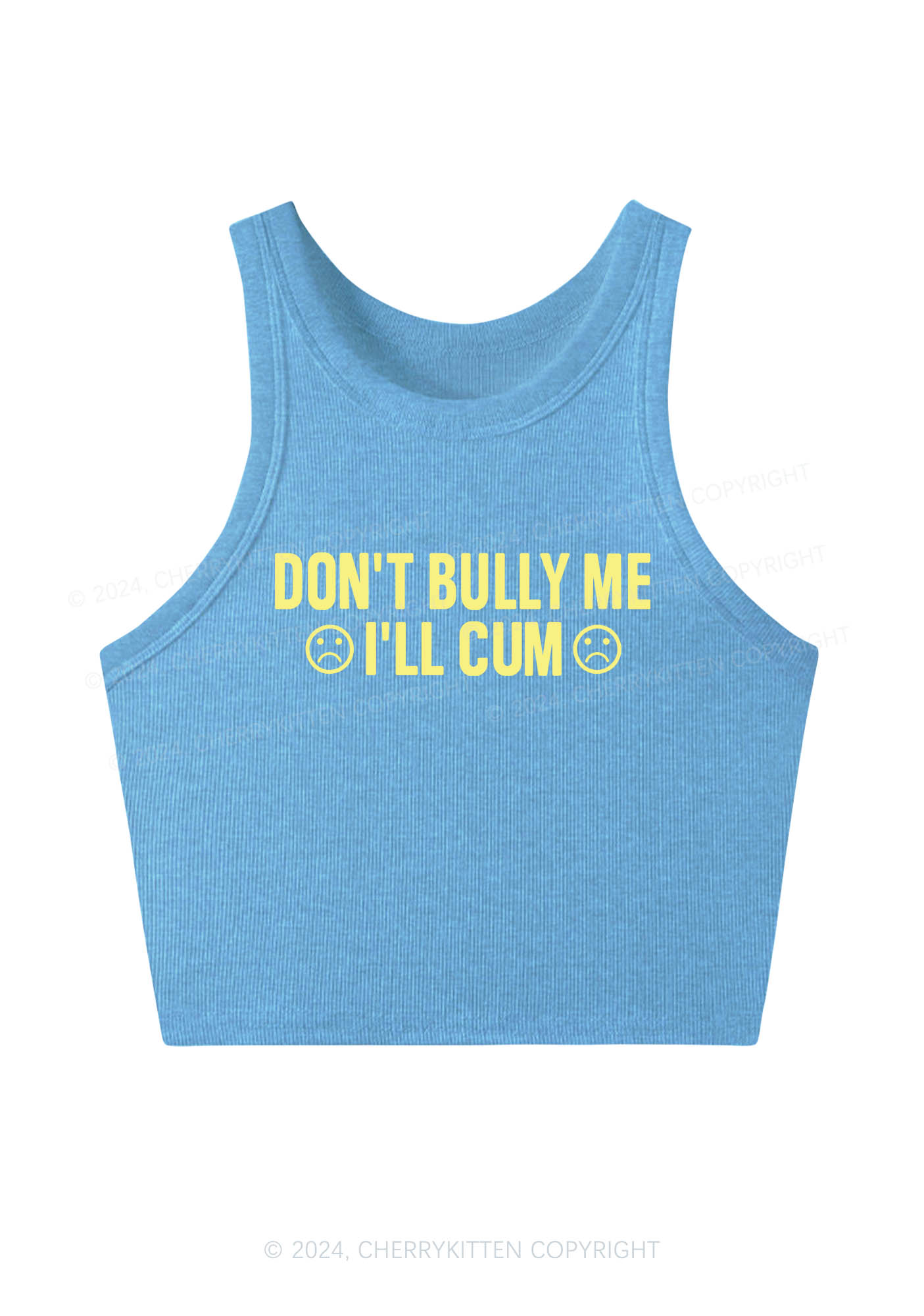 Don't Bully Me Y2K Crop Tank Top Cherrykitten