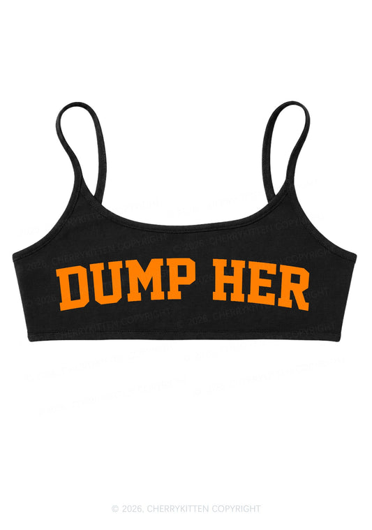 Dump Her Y2K Super Crop Cami Cherrykitten