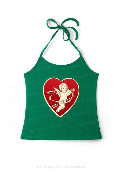 Trumpet Cupid Y2K Halter Neck Cami Cherrykitten