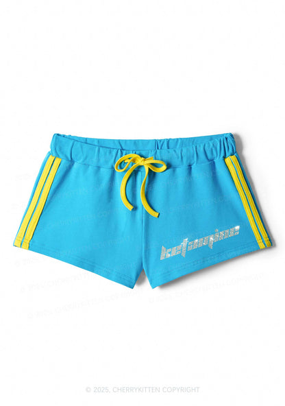 Rhinestone Mini Ketamxxe Y2K Drawstring Mini Shorts Cherrykitten