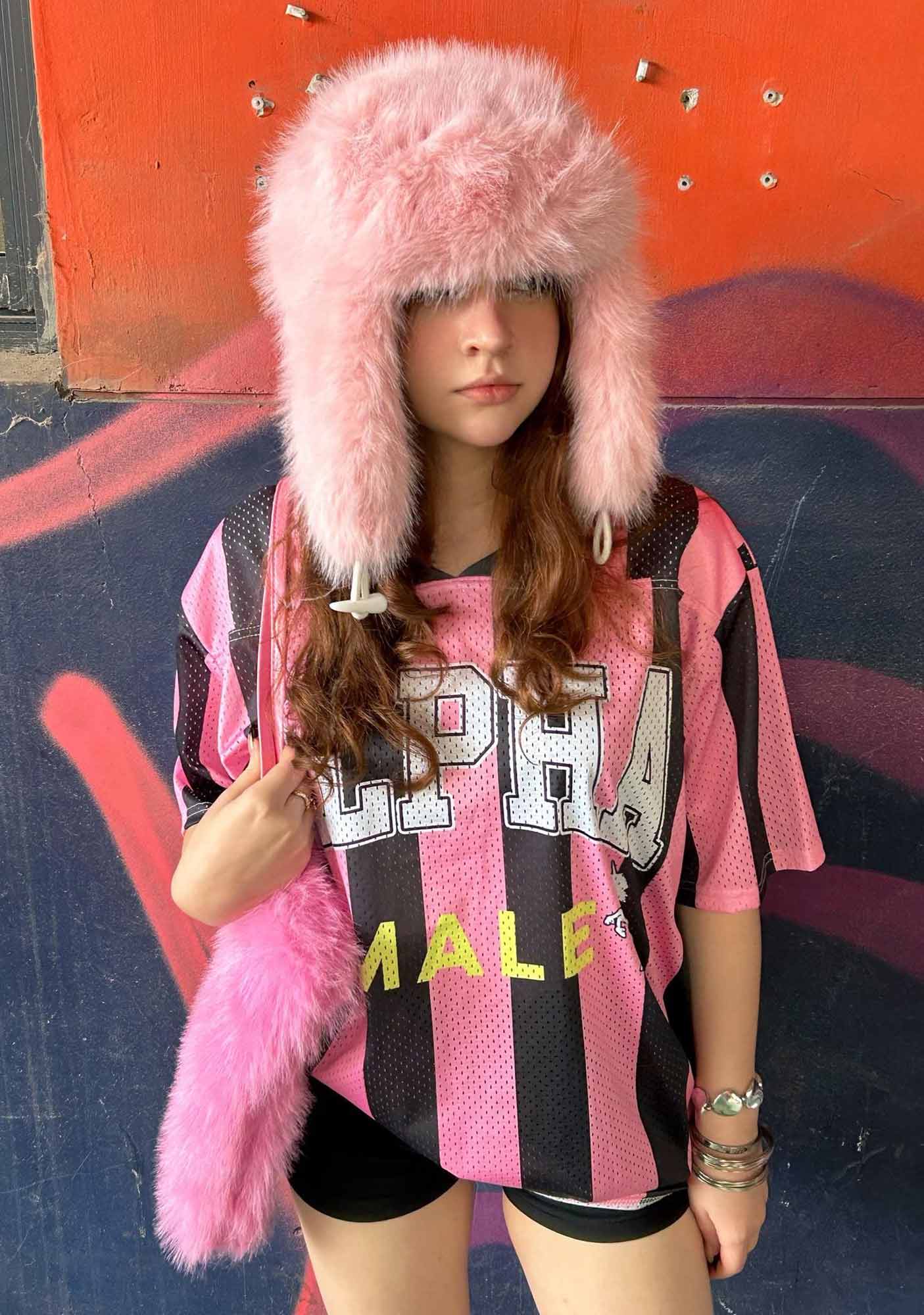 Faux Fur Y2K Trapper Hat Cherrykitten
