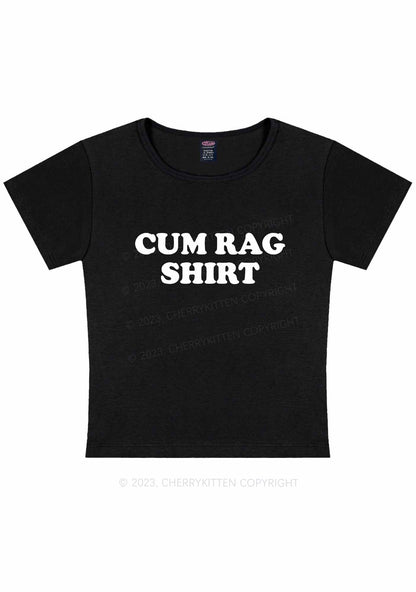 Curvy Rag Shirt Y2K Baby Tee Cherrykitten