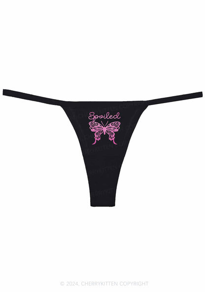 Spoiled Butterfly Y2K Flat String Thong Cherrykitten