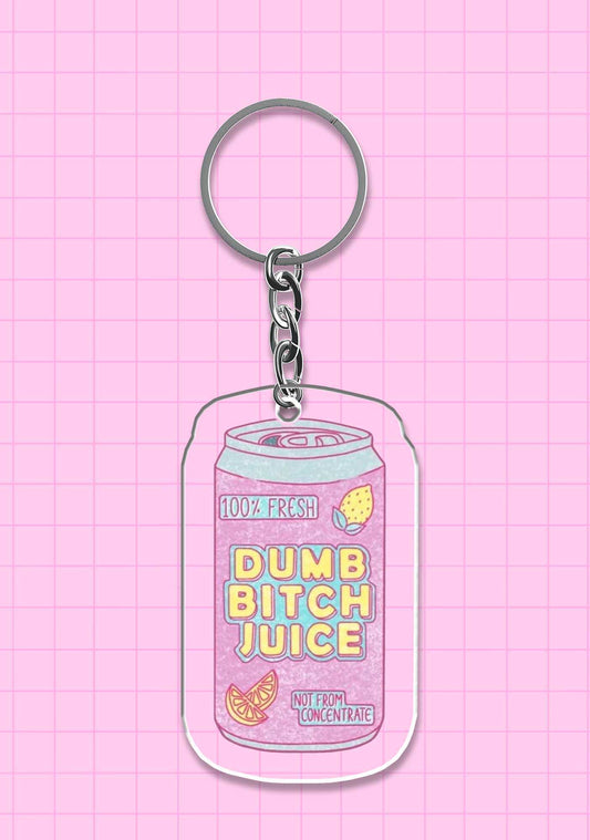 Dumb Bxxch Juice 1Pc Y2K Keychain Cherrykitten