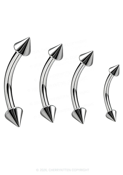 1pc Titanium Eyebrow Ring Y2K Piercing Cherrykitten