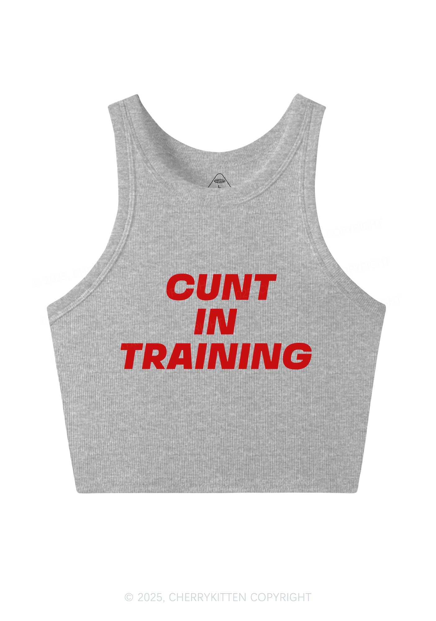 Cxxt In Training Y2K Crop Tank Top Cherrykitten
