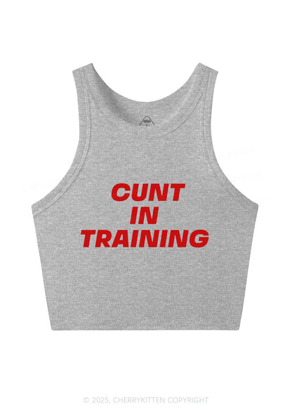 Cxxt In Training Y2K Crop Tank Top Cherrykitten
