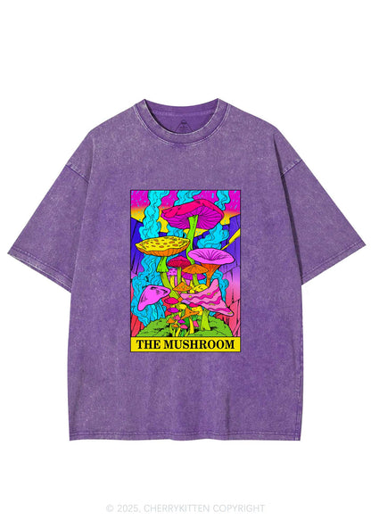 The Mushroom Y2K Washed Tee Cherrykitten