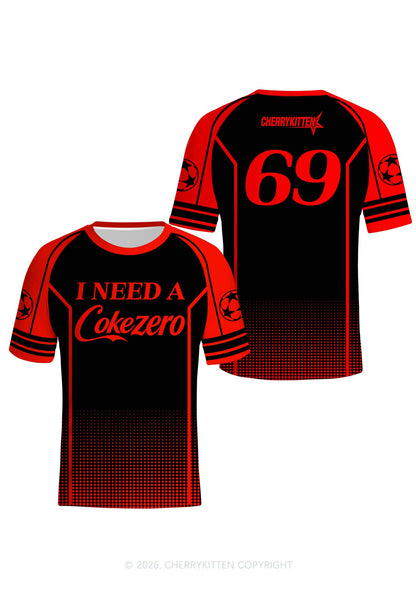 I Need A Zero Cola Y2K Football Jersey Shirts Cherrykitten