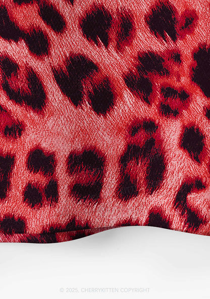 Custom Leopard Save Bike Ride Biker Y2K Crop Sport Jersey Shirts Cherrykitten