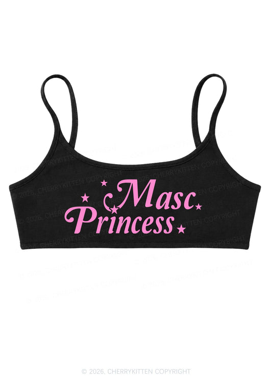 Masc Princess Pride Y2K Super Crop Cami Cherrykitten