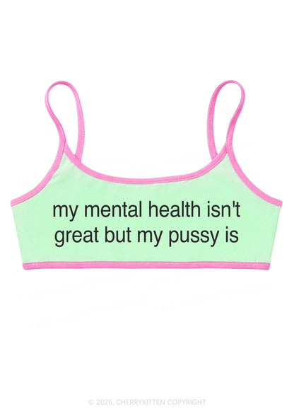 Great Mental Health Y2K Super Crop Cami Cherrykitten
