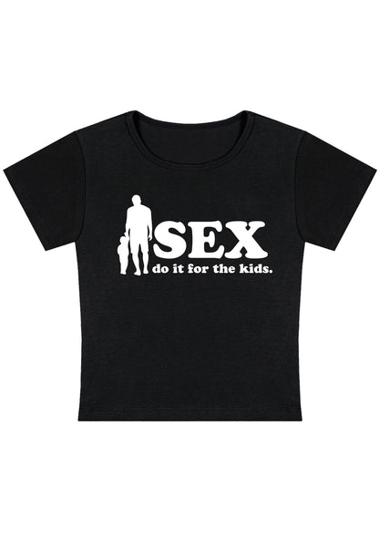 Curvy Do It For The Kids  Baby Tee