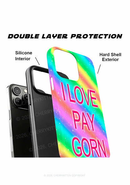 I Love Pay Gorn Y2K Phone Case Cherrykitten