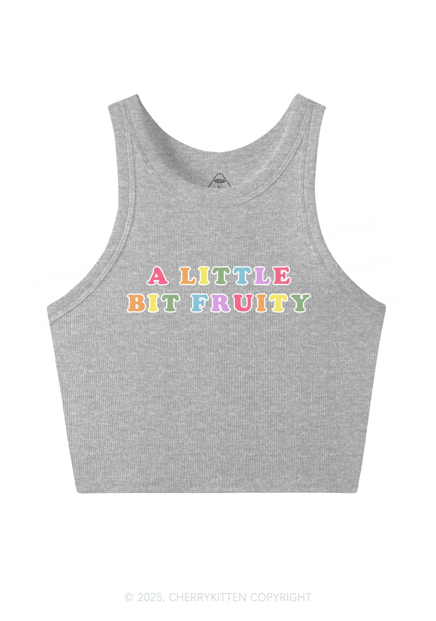 Bit Fruity Pride Y2K Crop Tank Top Cherrykitten