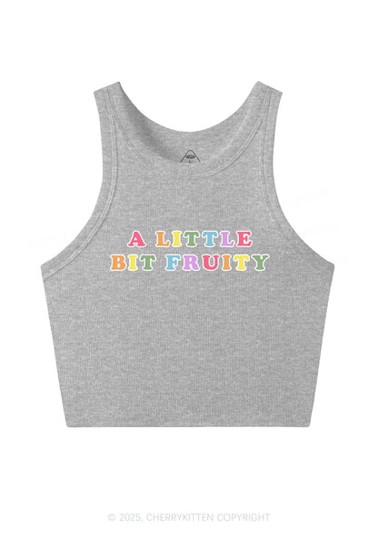 Bit Fruity Pride Y2K Crop Tank Top Cherrykitten