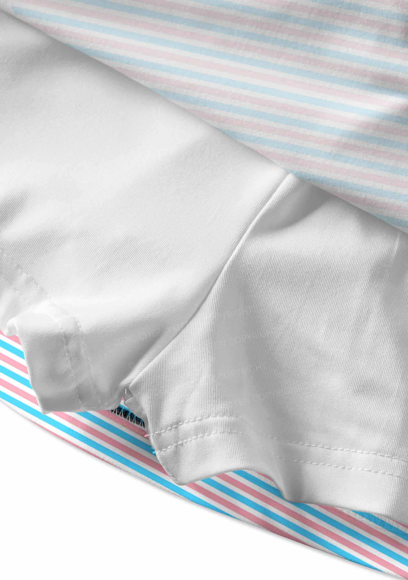 Trans Stripes Pride Y2K Print Mini Skirt Cherrykitten
