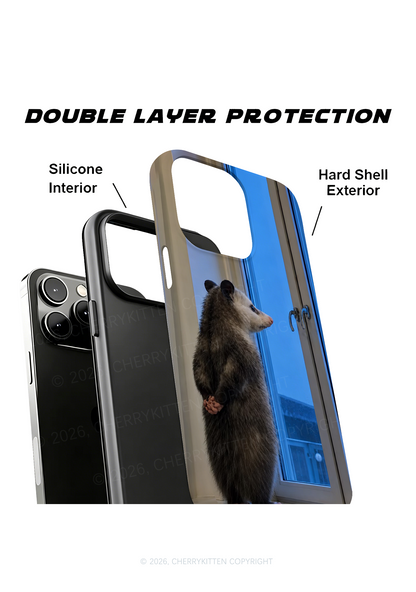 Moody Opossum Y2K Phone Case Cherrykitten