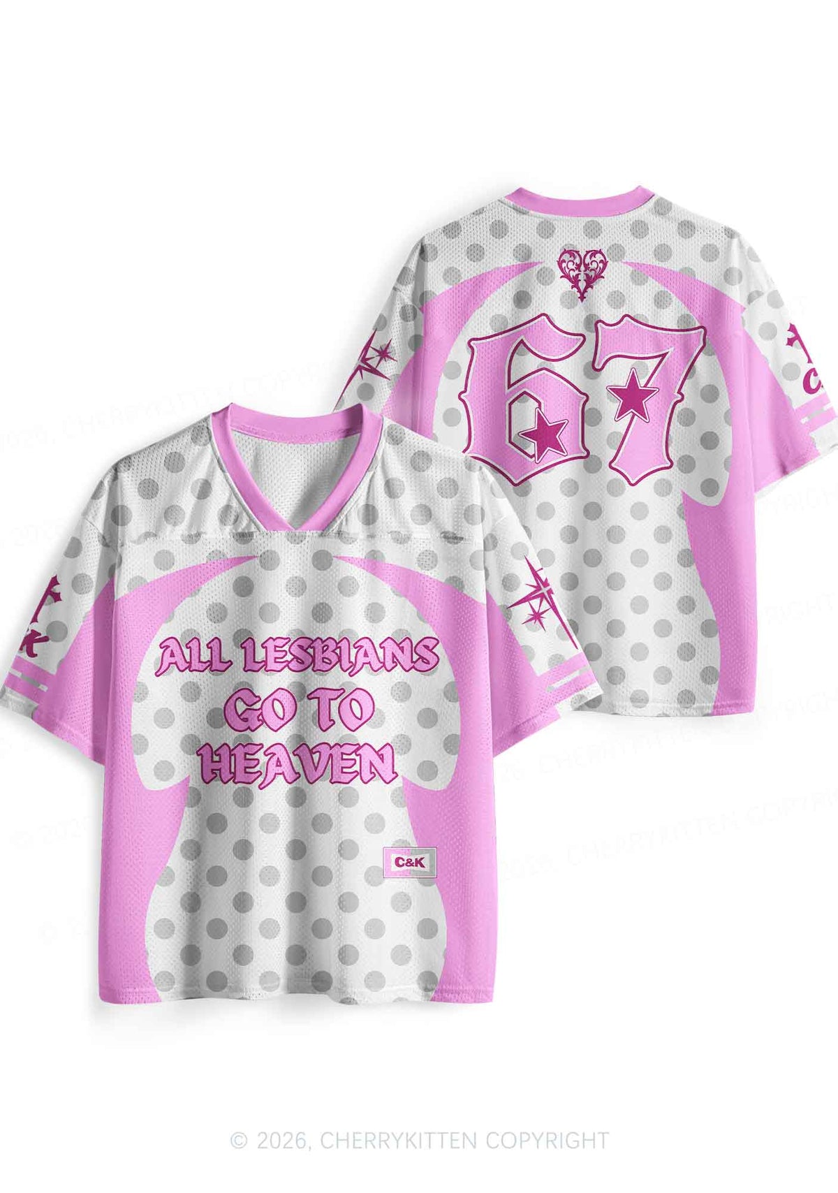 All Lesbians Go To Heaven Pride Y2K Sport Jersey Shirts Cherrykitten