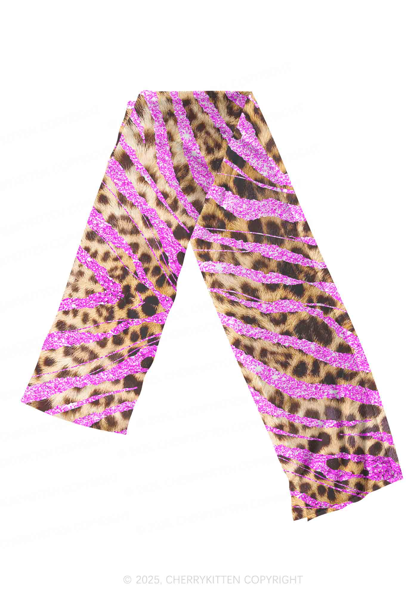 Sparkle Pink Leopard Y2K Mesh Slip Dress Cherrykitten