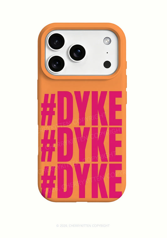 Orange Dyke Pride Y2K Phone Case Cherrykitten