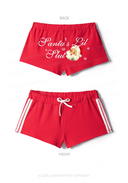 Santas Lil Slxt Christmas Y2K Drawstring Mini Shorts Cherrykitten