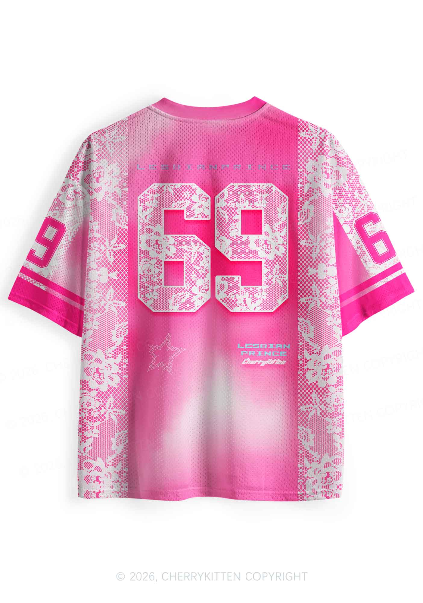 Lesbian Prince Pride Y2K Sport Jersey Shirts Cherrykitten