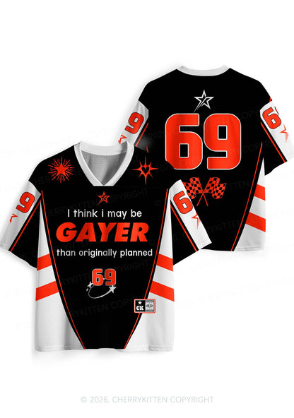 I May Be Gayer Pride Y2K Sport Jersey Shirts Cherrykitten