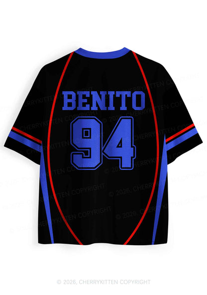 Black Football Bunny Y2K Sport Jersey Shirts Cherrykitten
