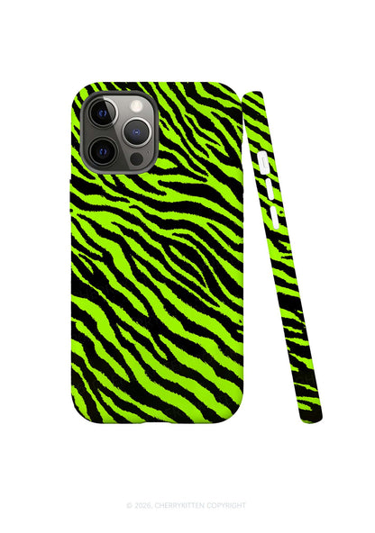 Green Zebra Y2K Phone Case Cherrykitten