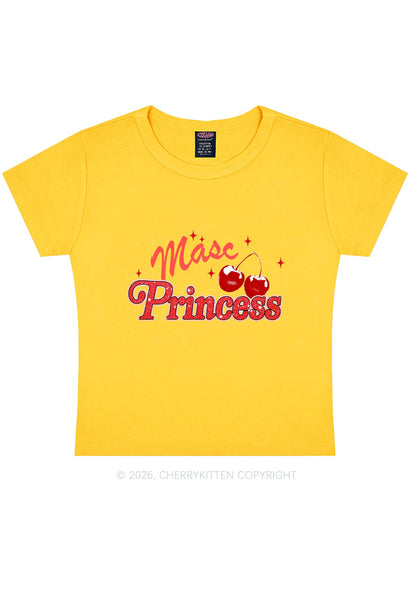 Masc Princess Cherry Pride Y2K Baby Tee Cherrykitten