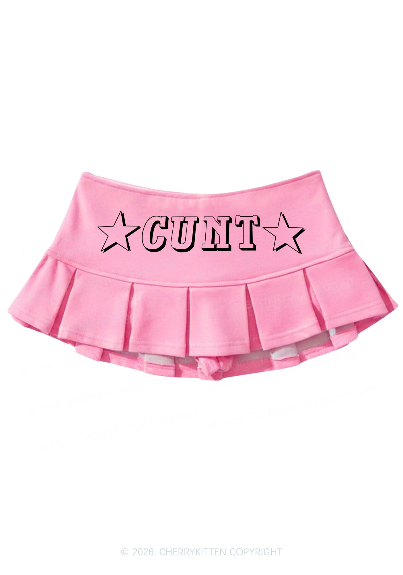 Star Count Y2K Mini Pleated Skirts Cherrykitten